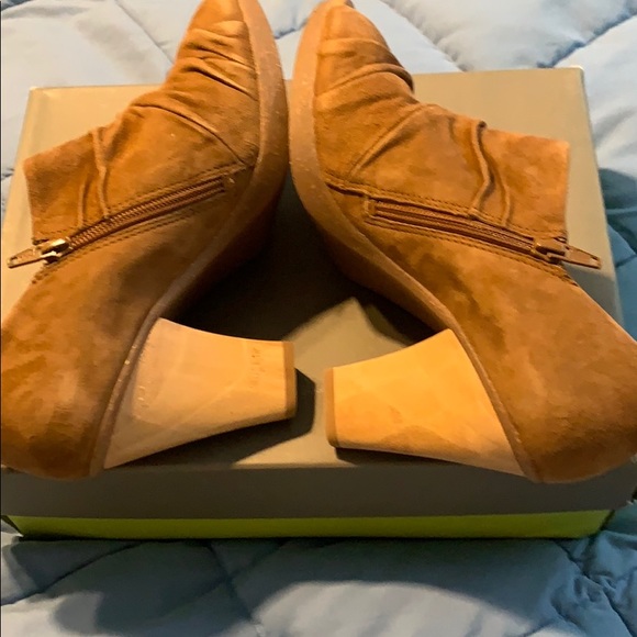 NAYA ANA OPEN TOE BOOTIE CARAMEL 9 NWOT - Picture 7 of 9